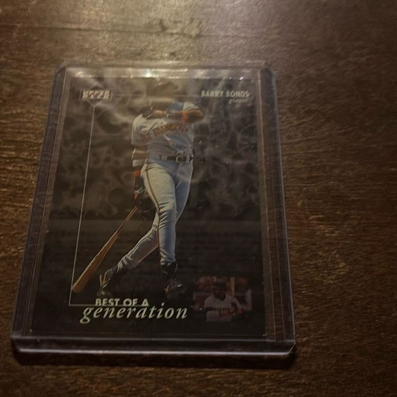 BARRY BONDS 1996 UPPER DECK #373" BEST OF A GENERATION " 🔥 FOIL GEM MT - Picture 1 of 3
